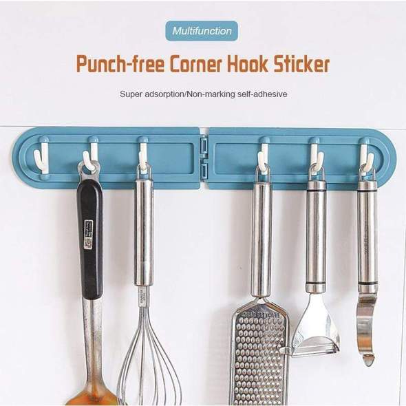 Corner hooks – Wielofunkcyjne uchwyty samoprzylepne (2 szt.)