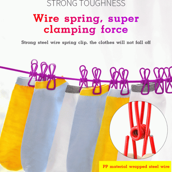 Stretchy Clothesline – Elastyczna linka do suszenia ubrań slider