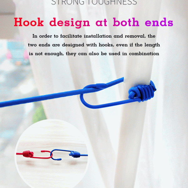 Stretchy Clothesline – Elastyczna linka do suszenia ubrań slider