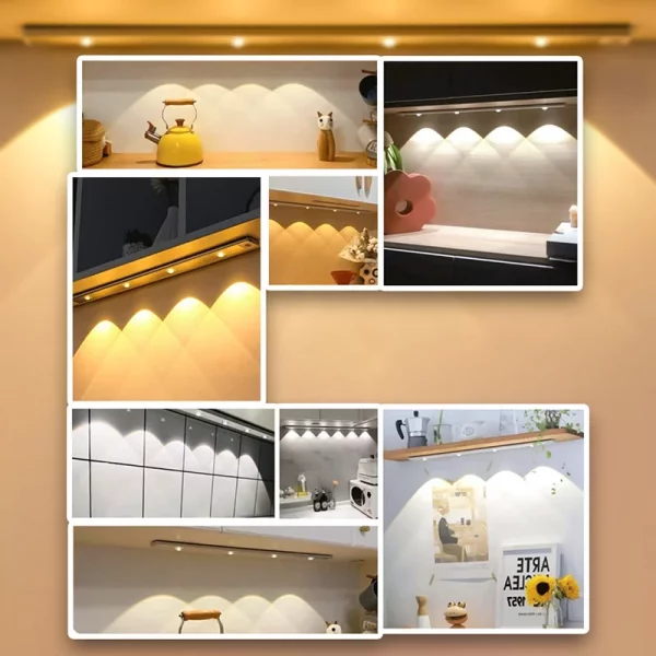 Oświetlenie szafkowe LED z czujnikiem ruchu slider